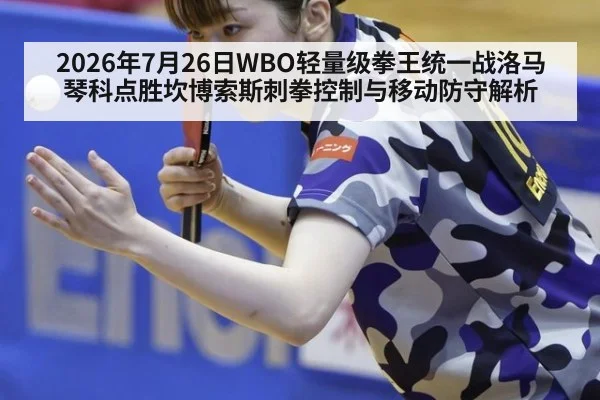 2026年7月26日WBO轻量级拳王统一战洛马琴科点胜坎博索斯刺拳控制与移动防守解析